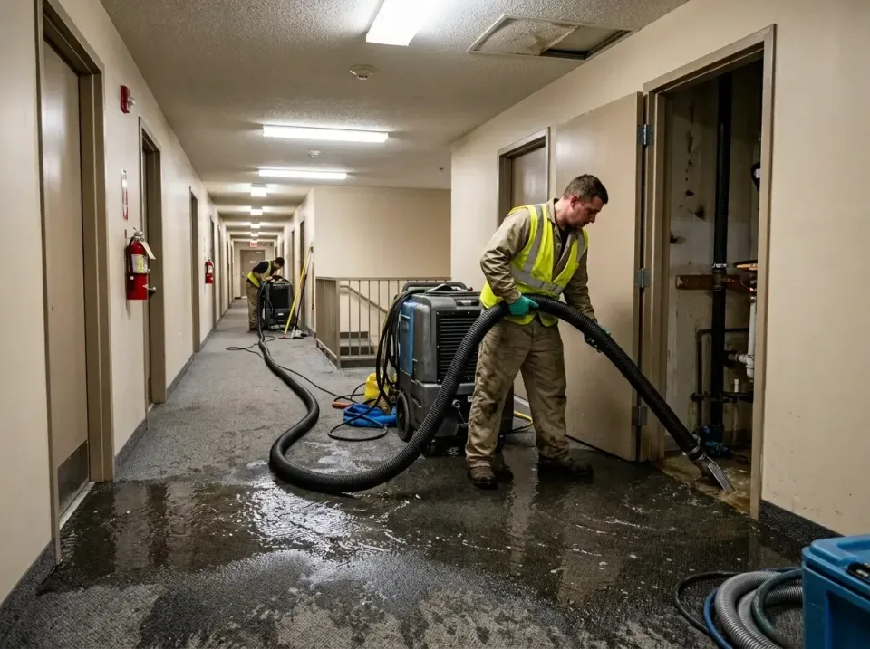 multi-unit-apartment-hallway-f-005 — frequently asked questions, Emergency Burst Pipe Water Extraction & Removal in Los Gato…